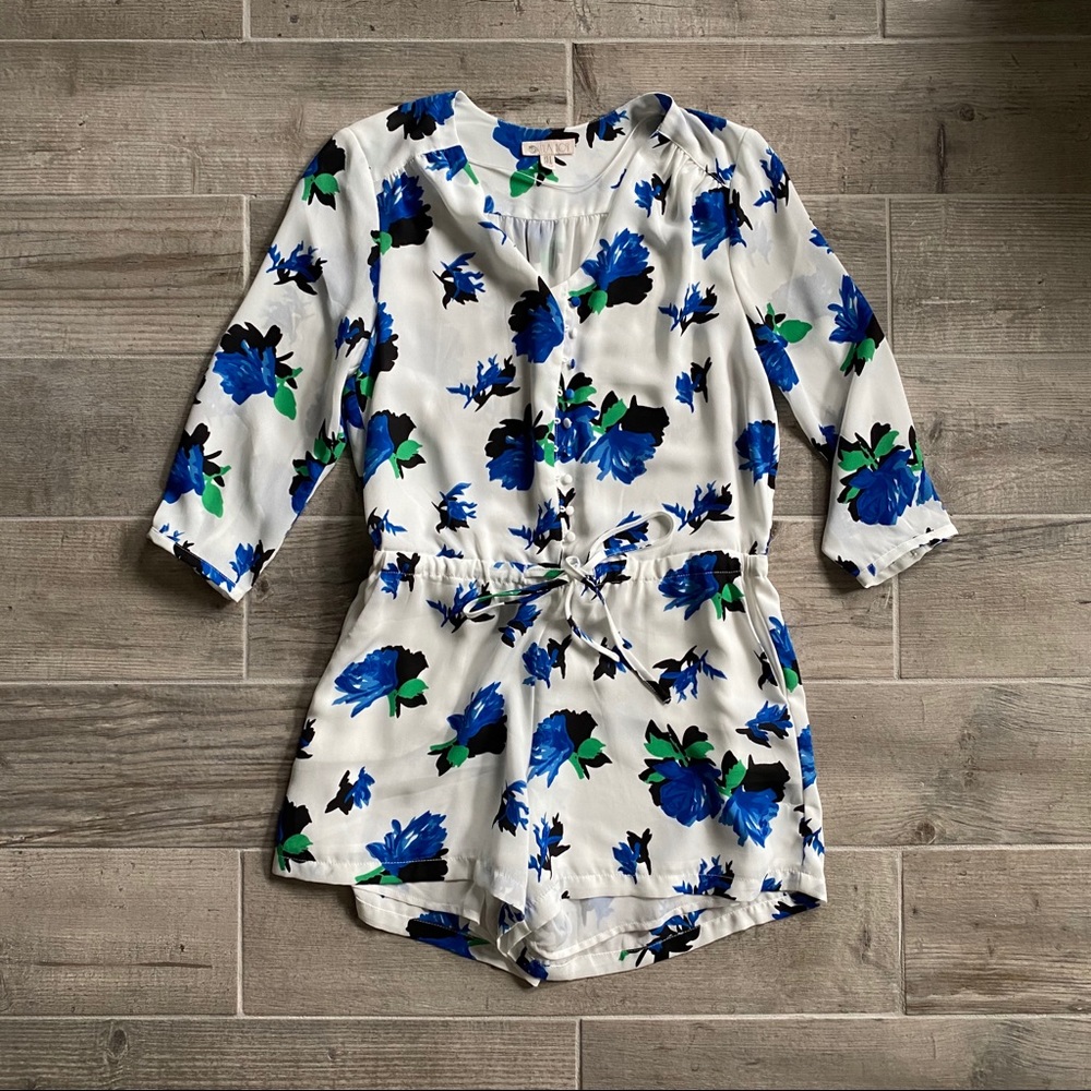 Lila Rose Floral Romper Sz 2